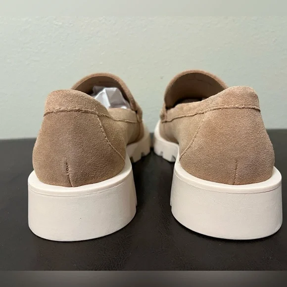 Dolce Vita Elias Lug Suede Loafer Size 8 in Toffee - Picture 10 of 13